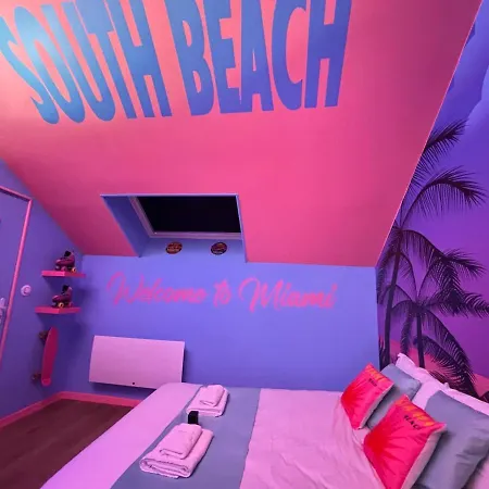 - Miami Vice - Proche Avenue De Champagne Apartment *